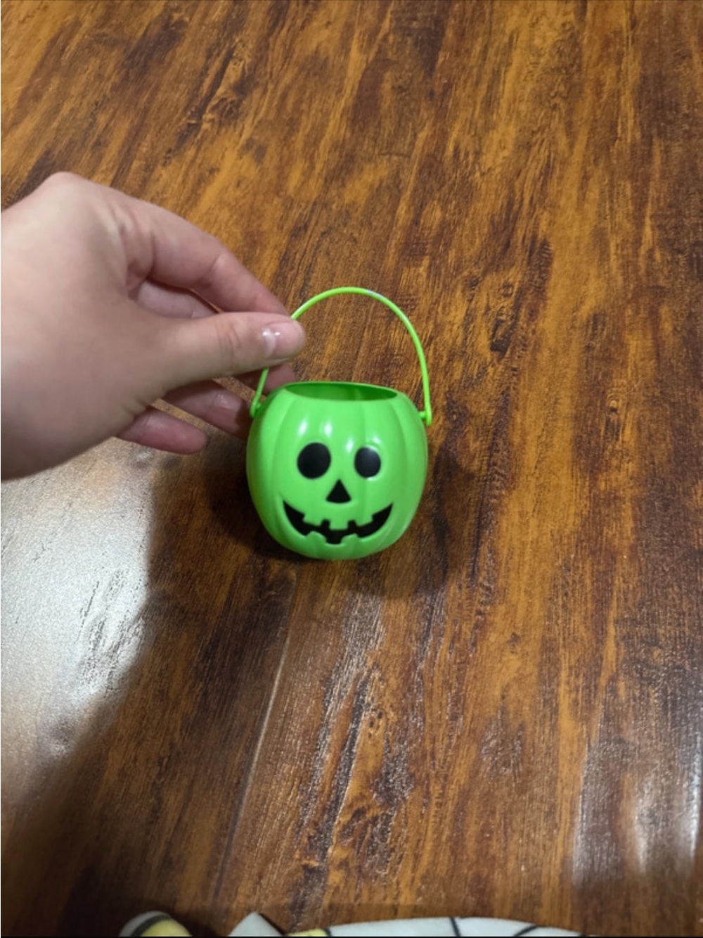 Spirit Bright Green Jack-O'-Lantern Candy Bucket Mini sized